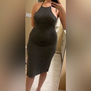 Halter Neck Backless Dress